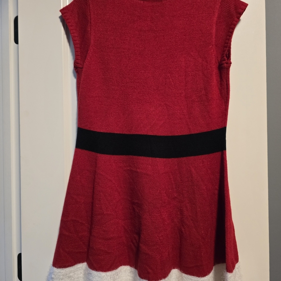 NWT It's Our Time Red Dress with Gold Sequin Details - Picture 6 of 8